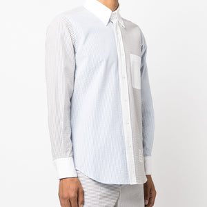 STRAIGHT FIT BUTTON DOWN LONG SLEEVE SHIRT