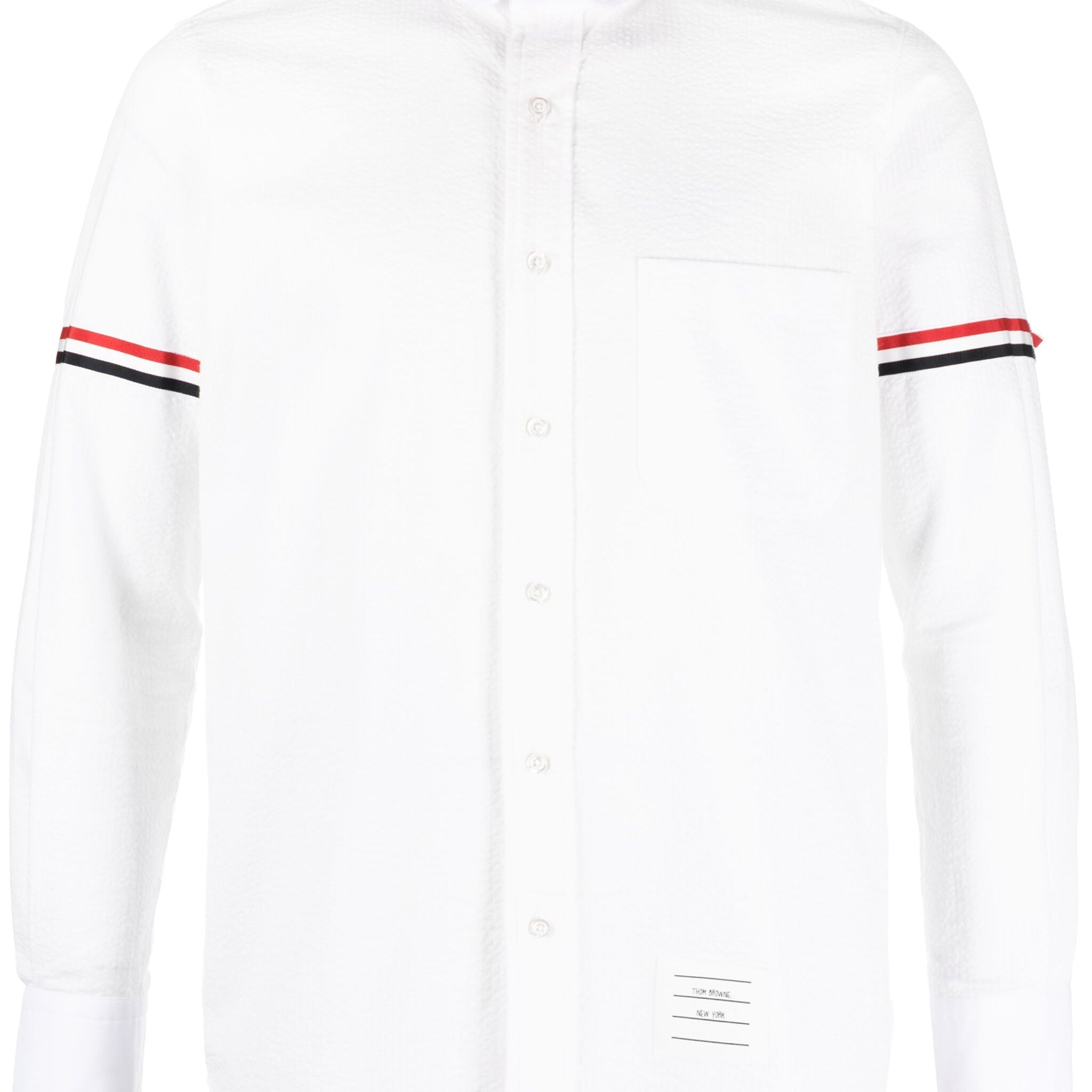 Thom Browne Seersucker Armband Shirt - SHEET-1 - LISBON STORE