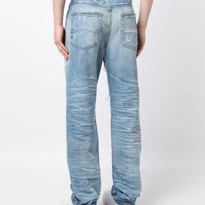 DISTRESSED LOSE-FIT JEANS