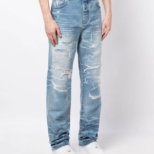 DISTRESSED LOSE-FIT JEANS