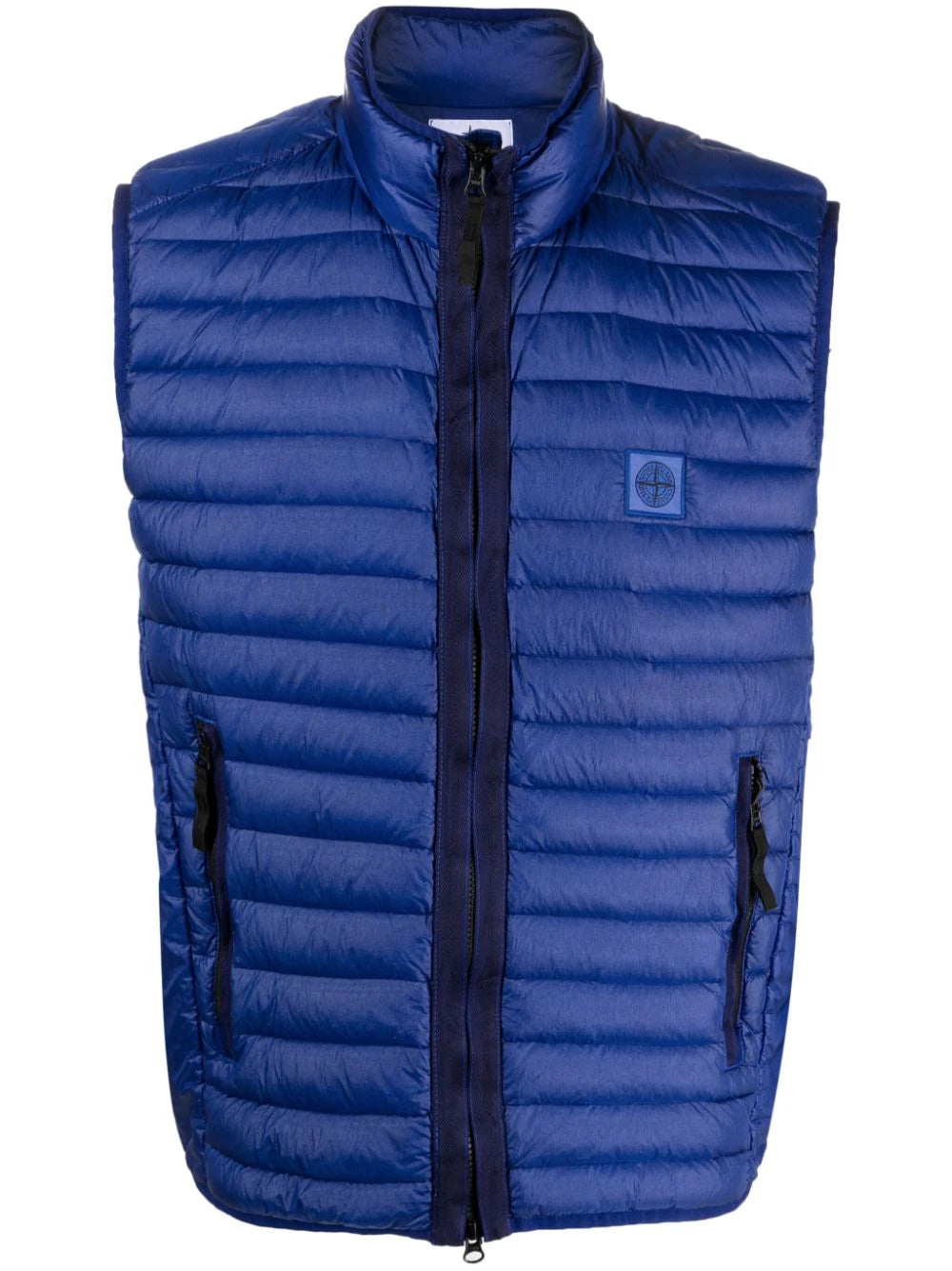 COMPASS-PATCH QUILTED GILET