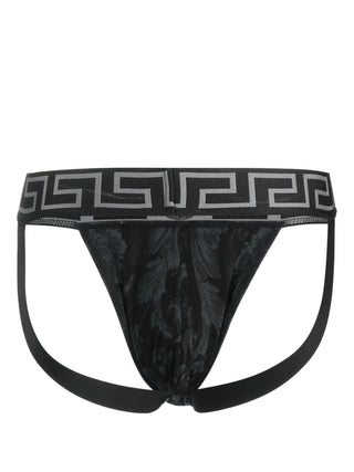 Versace Barrocco Print Cotton Jockstrap | Shop in Lisbon & Online at SHEET-1.com