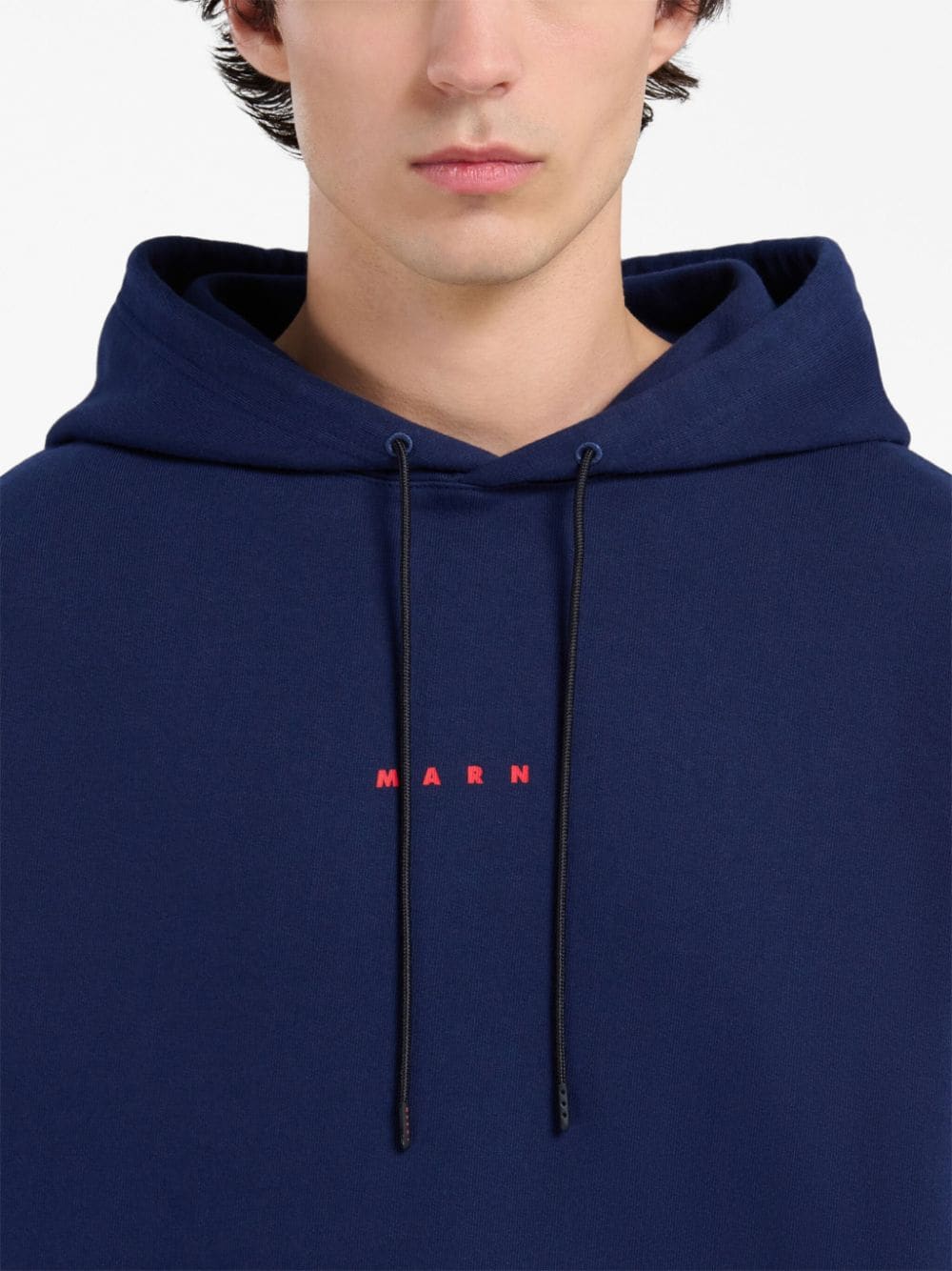 LOGO PRINT COTTON HOODIE