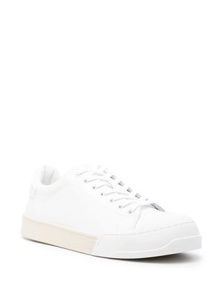 Marni Logo Debased Tonal Leather Sneakers | Shop in Lisbon & Online at SHEET-1.com