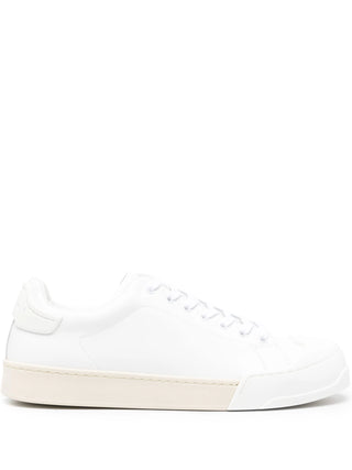 Marni Logo Debased Tonal Leather Sneakers | Shop in Lisbon & Online at SHEET-1.com