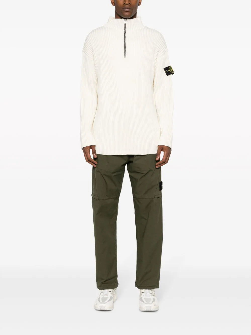 Stone Island Compass Badge Straight Leg Trousers | Shop in Lisbon & Online at SHEET-1.com