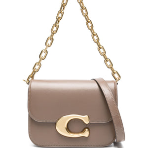 Coach Idol Logo Plaque Leather Shoulder Bag - SHEET-1 - LISBON STORE