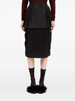 Maison Margiela Work In Progress Layered Skirt | Shop in Lisbon & Online at SHEET-1.com