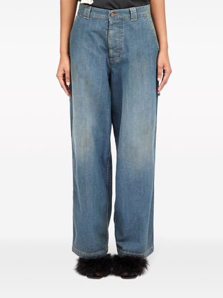 Maison Margiela Americana Wide-Leg Jeans | Shop in Lisbon & Online at SHEET-1.com