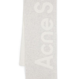 Acne Studios Logo Knit Wool Scarf | Shop in Lisbon & Online at SHEET-1.com