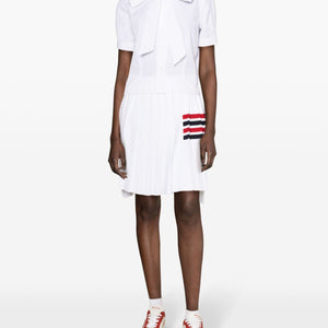 Thom Browne Short Sleeve Tucked Blouse - SHEET-1 - LISBON STORE