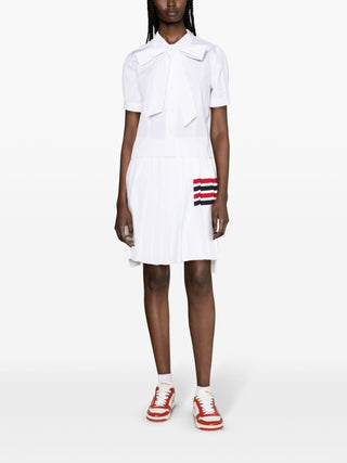 Thom Browne Short Sleeve Tucked Blouse - SHEET-1 - LISBON STORE