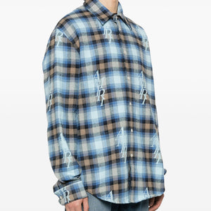 STAGGERED PLAID FLANNEL