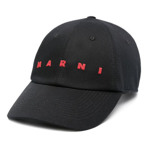 Marni Logo Embroidered Baseball Cap - SHEET-1 - LISBON STORE