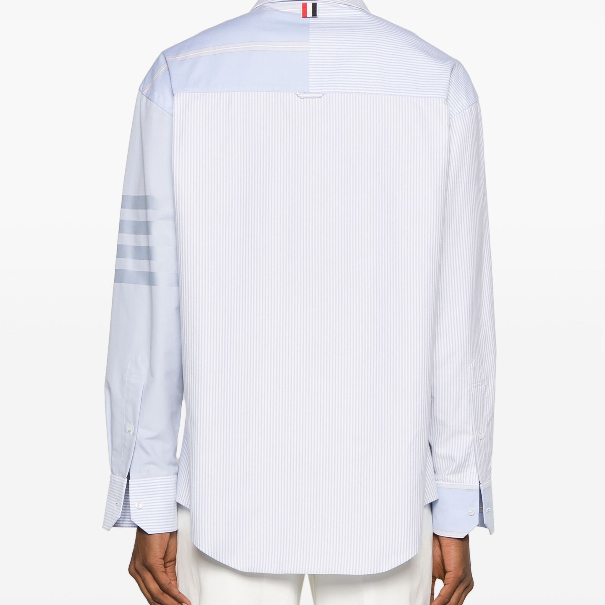 COTTON 4-BAR OVERSIZED SHIRT