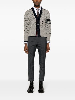 Thom Browne Classic 4-Bar Cable Cardigan - SHEET-1 - LISBON STORE