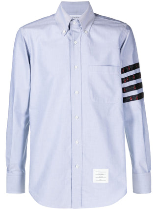 Thom Browne Oxford Rose 4-Bar Shirt - SHEET-1 - LISBON STORE