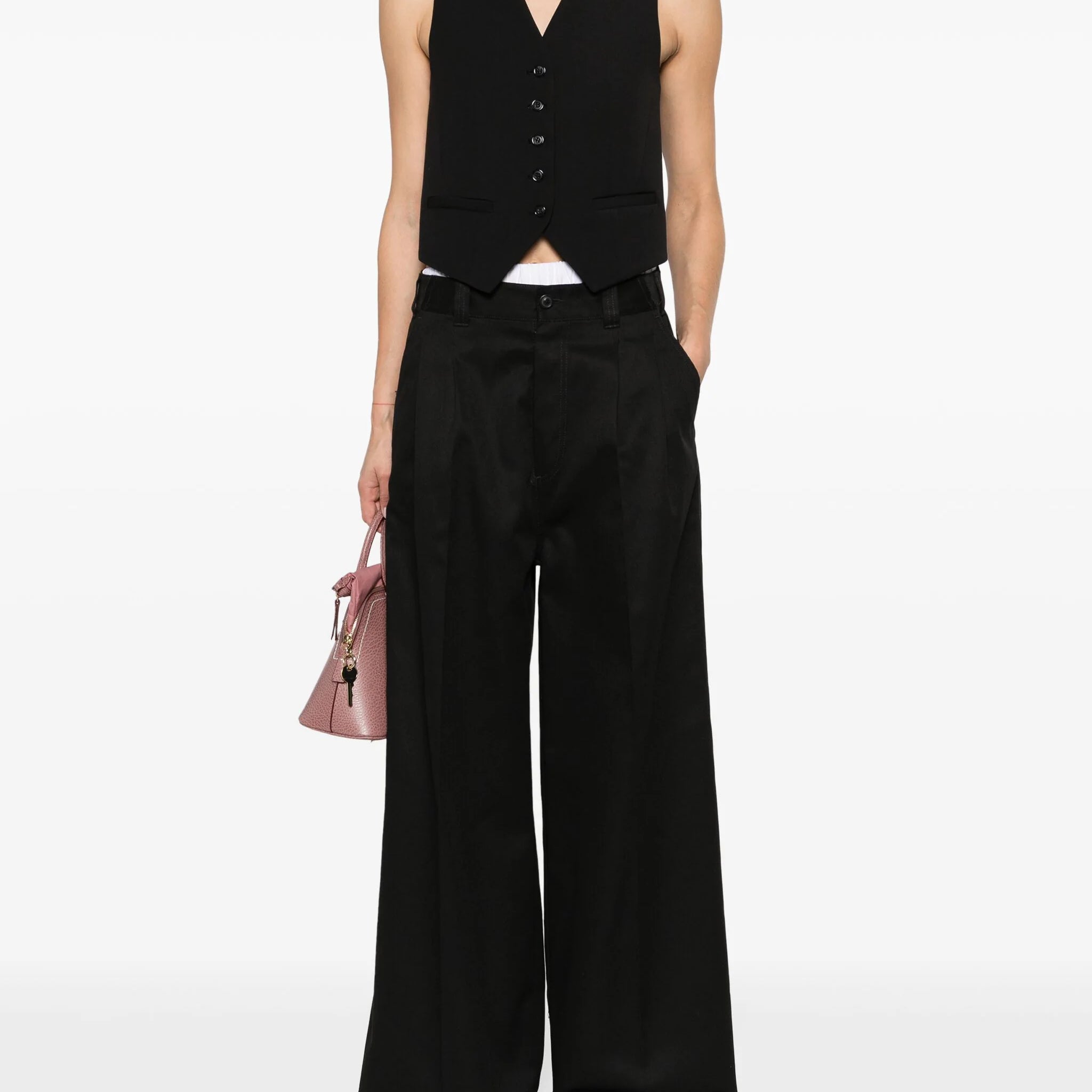 Maison Margiela Yoke Wide Leg Trousers | Shop in Lisbon & Online at SHEET-1.com