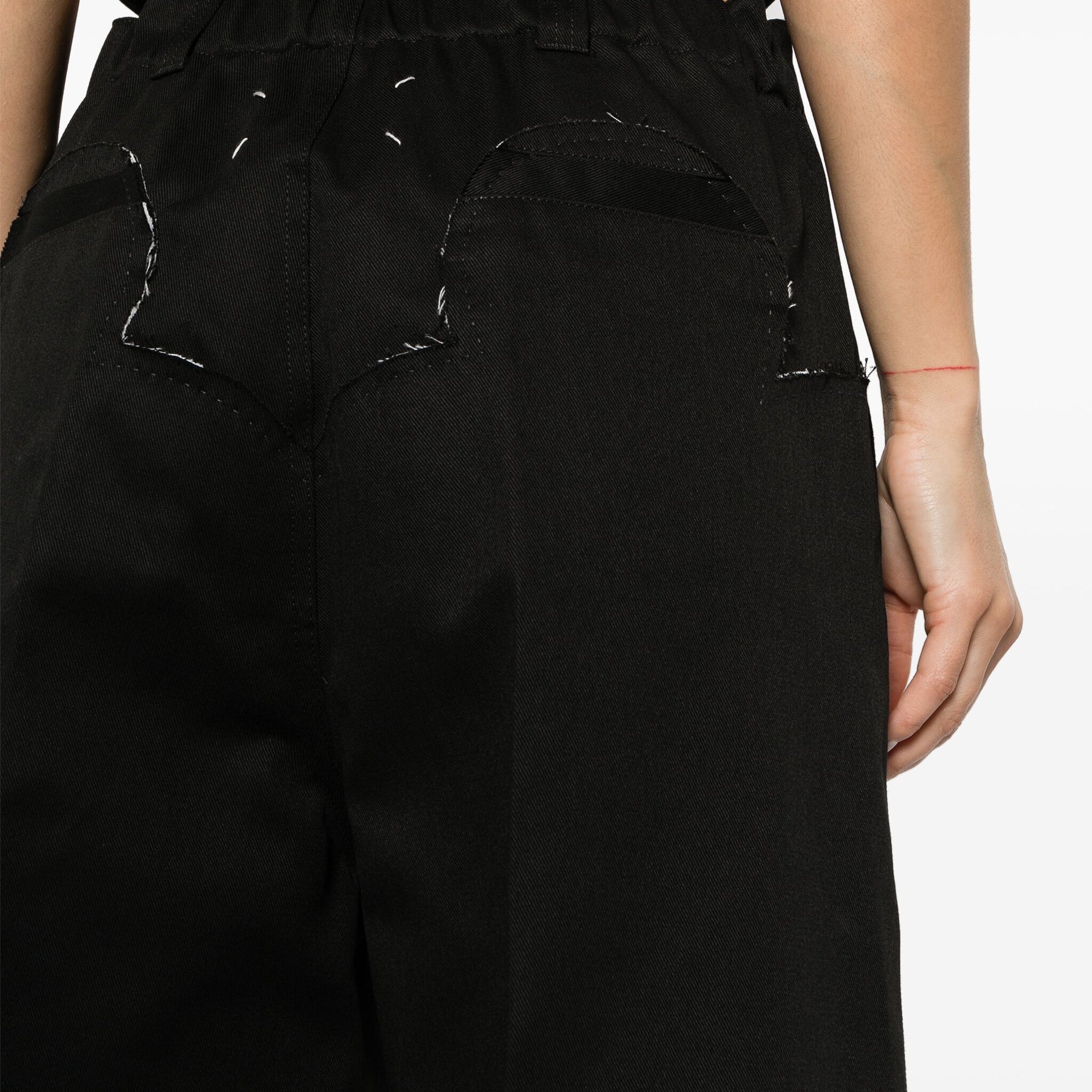 YOKE WIDE LEG TROUSERS