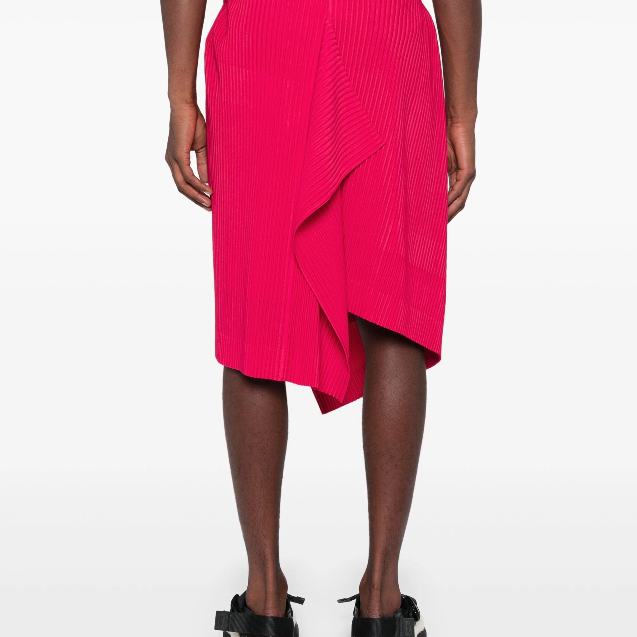 RECTANGLE SKIRT CHERRY