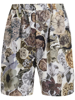 Marni Floral Print Silk Shorts | Shop in Lisbon & Online at SHEET-1.com