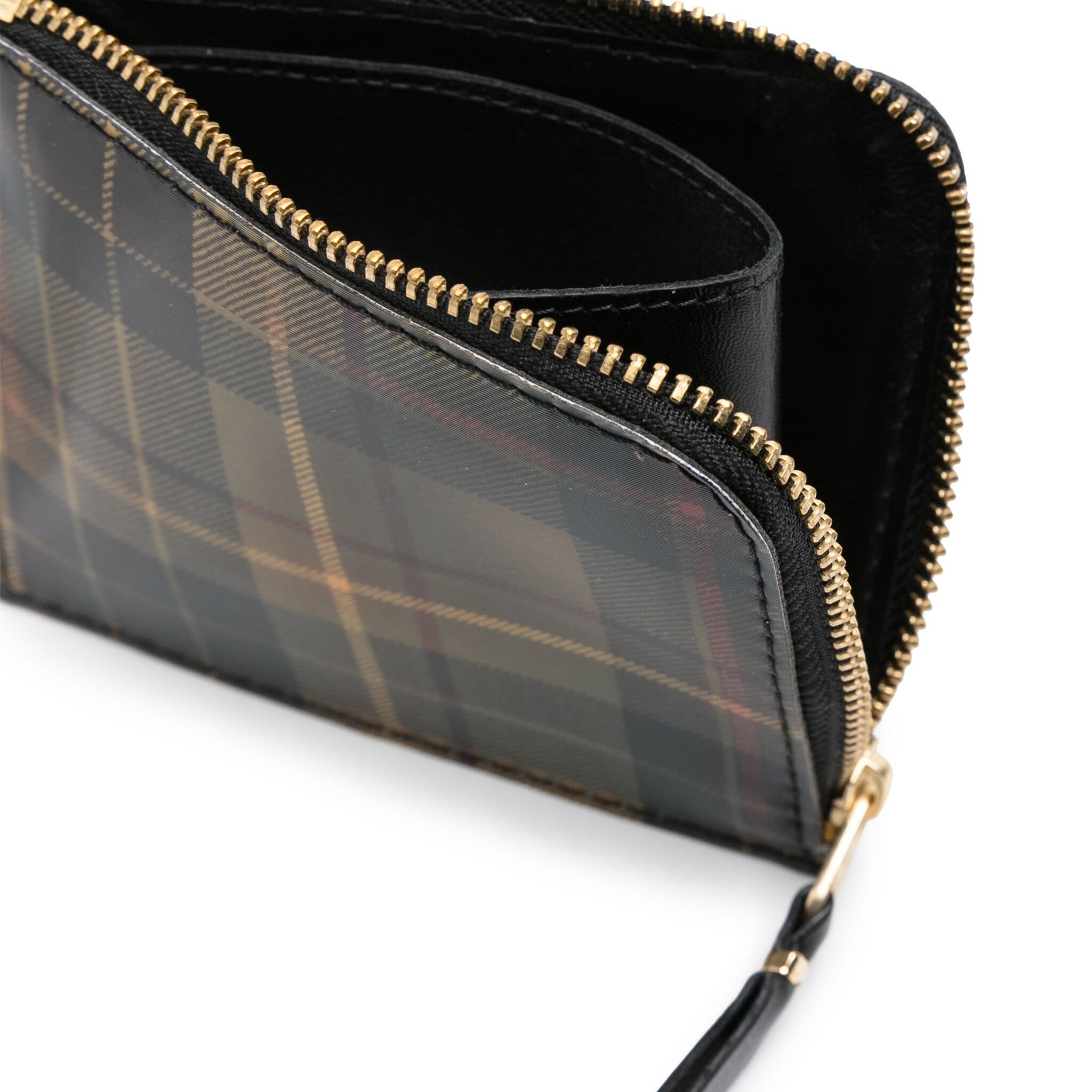 holographic tartan-pattern wallet SA3100LT