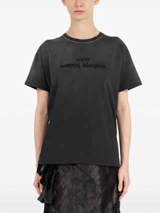 Maison Margiela Reverse Logo Print Cotton T-Shirt | Shop in Lisbon & Online at SHEET-1.com