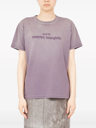 Maison Margiela Reverse Logo Print Cotton T-Shirt | Shop in Lisbon & Online at SHEET-1.com
