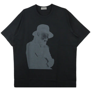 Yohji Yamamoto Mens Graphic Print Cotton T-Shirt | Shop in Lisbon & Online at SHEET-1.com