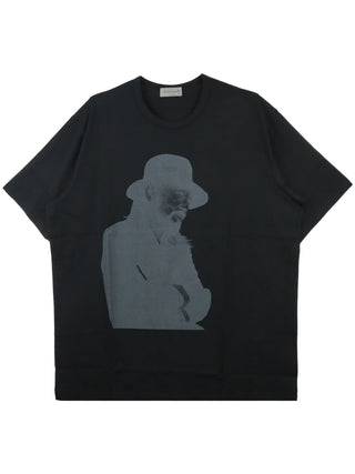Yohji Yamamoto Mens Graphic Print Cotton T-Shirt | Shop in Lisbon & Online at SHEET-1.com