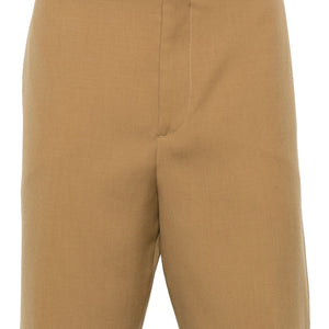 Lanvin Pressed Creased Wool Shorts | Shop in Lisbon & Online at SHEET-1.com