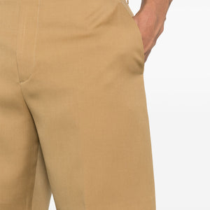 PRESSED CREASE WOOL SHORTS