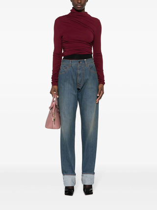 Maison Margiela Straight Leg Cotton Jeans | Shop in Lisbon & Online at SHEET-1.com