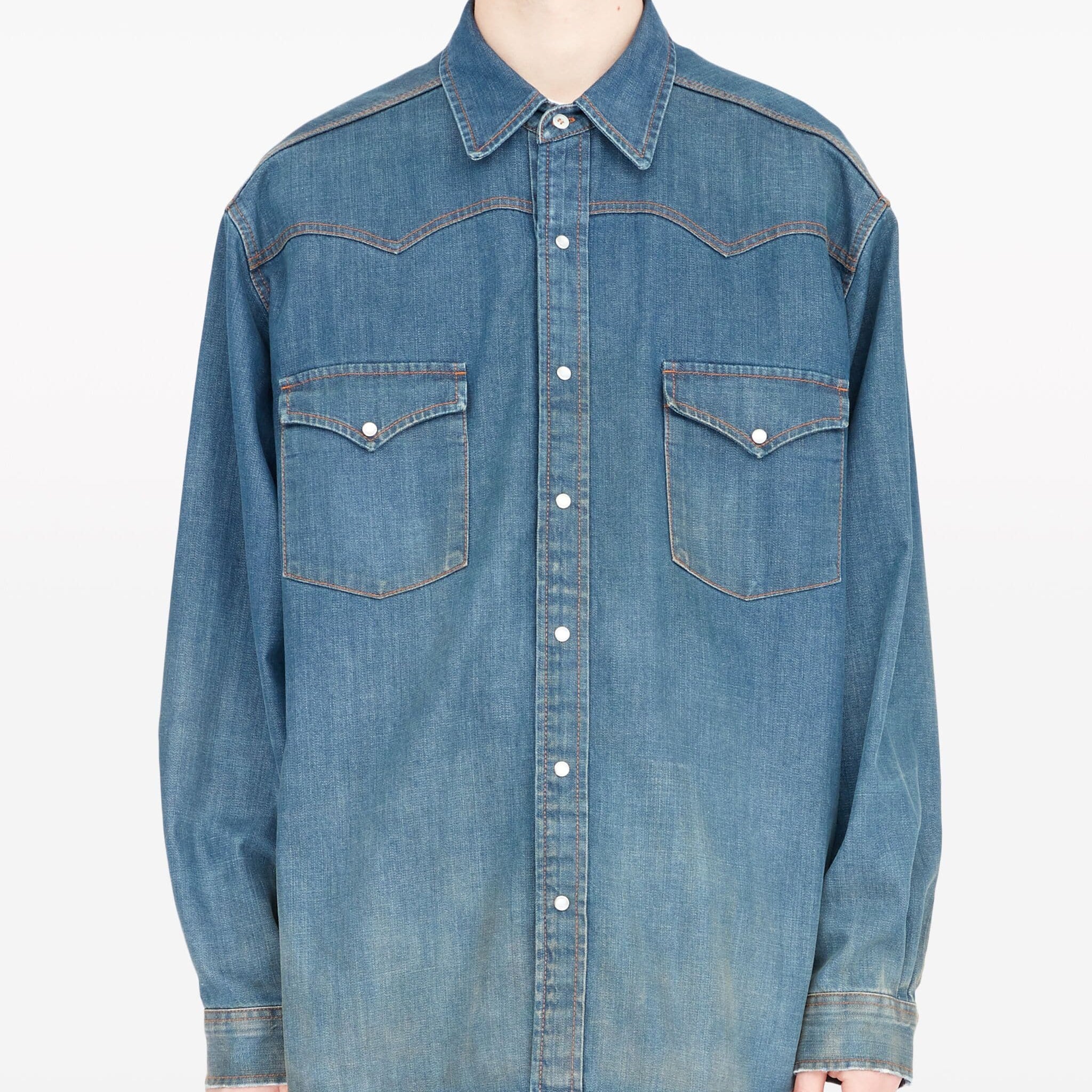 Maison Margiela Americana Denim Shirt | Shop in Lisbon & Online at SHEET-1.com