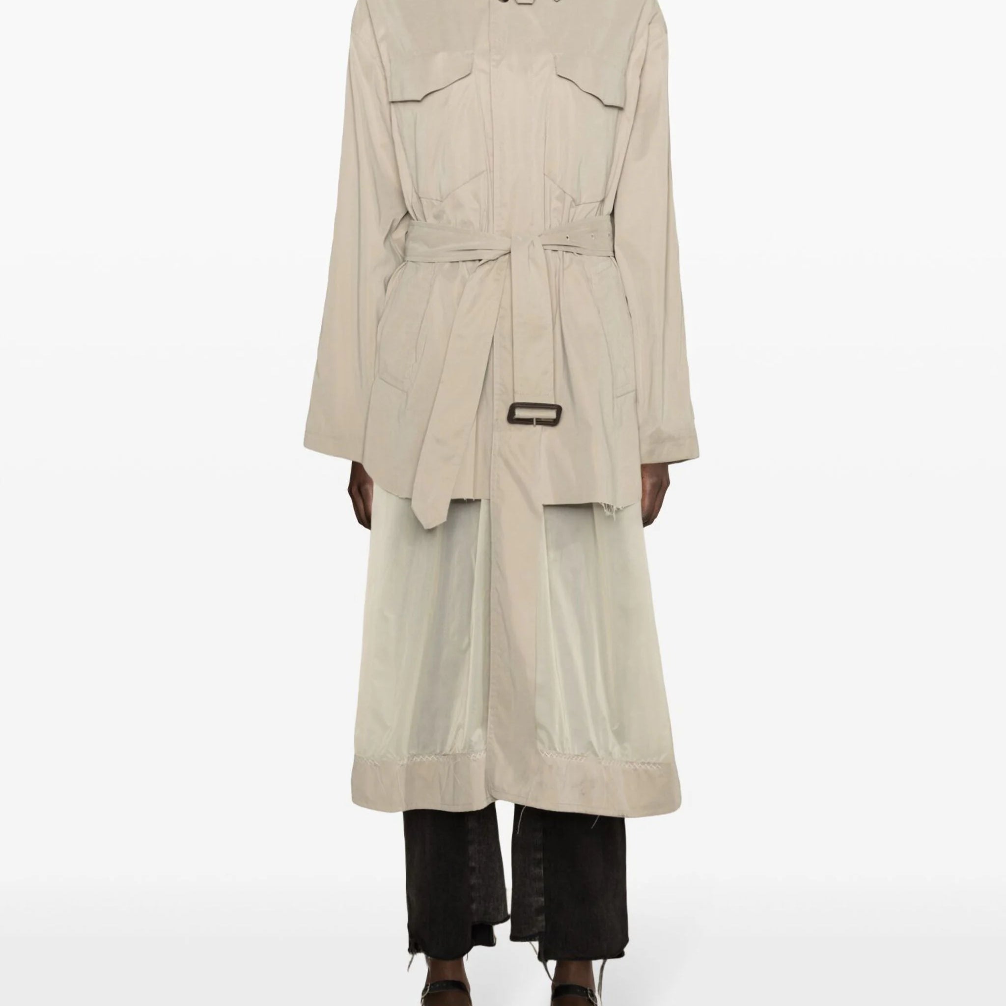 Maison Margiela Belted Panelled Trench Coat | Shop in Lisbon & Online at SHEET-1.com