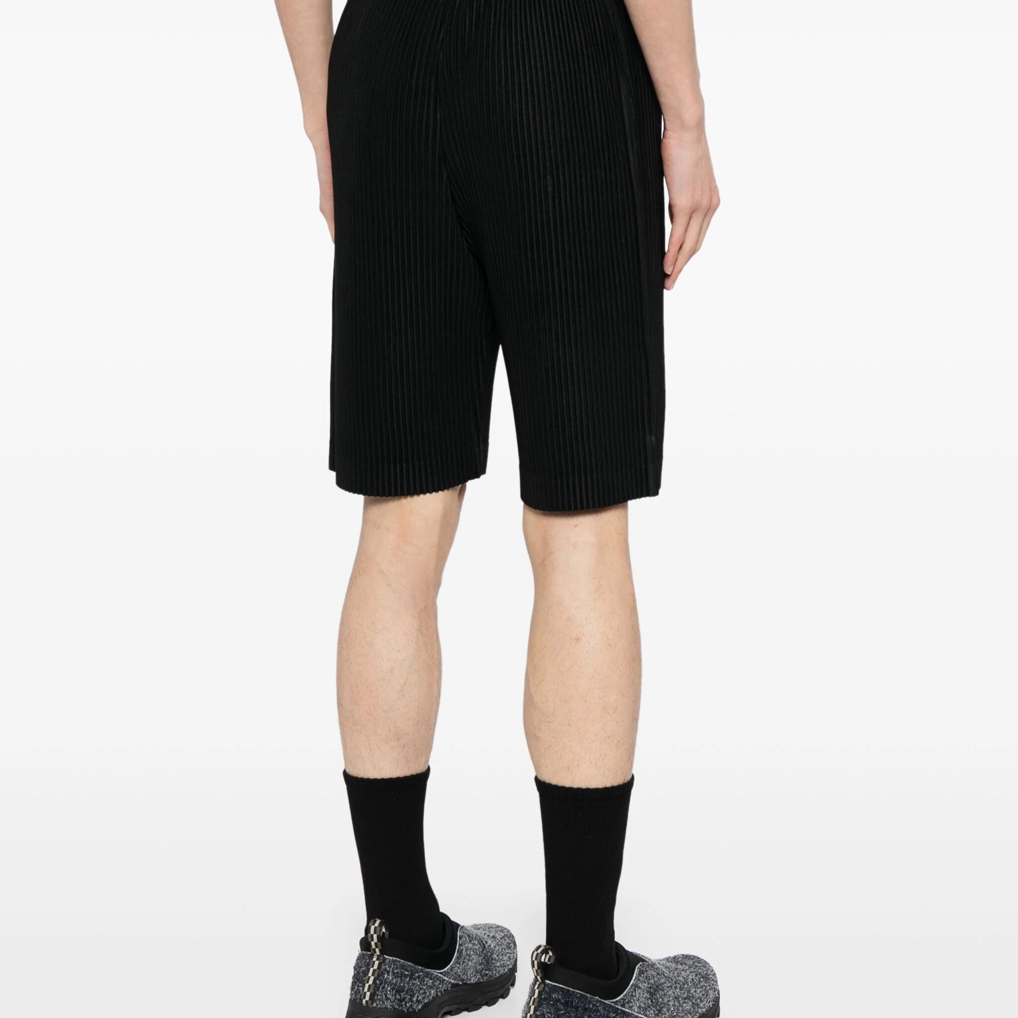 MAY PLISSÉ PLEATED BERMUDA SHORTS