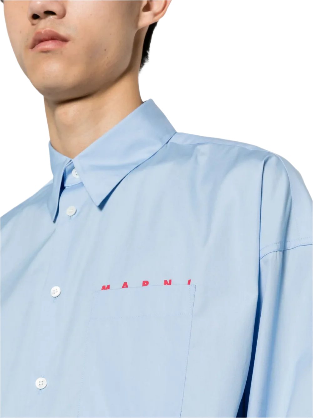 LOGO-PRINT COTTON SHIRT