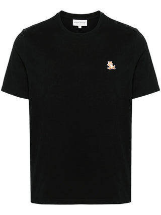 Maison Kitsune Chillax Fox Appliqué T-Shirt | Shop in Lisbon & Online at SHEET-1.com