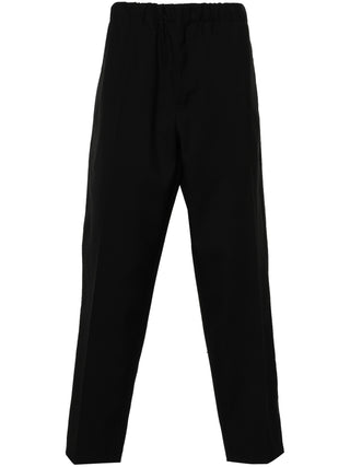 Jil Sander Lightweight Wool Gabardine Tapered Trousers - SHEET-1 - LISBON STORE