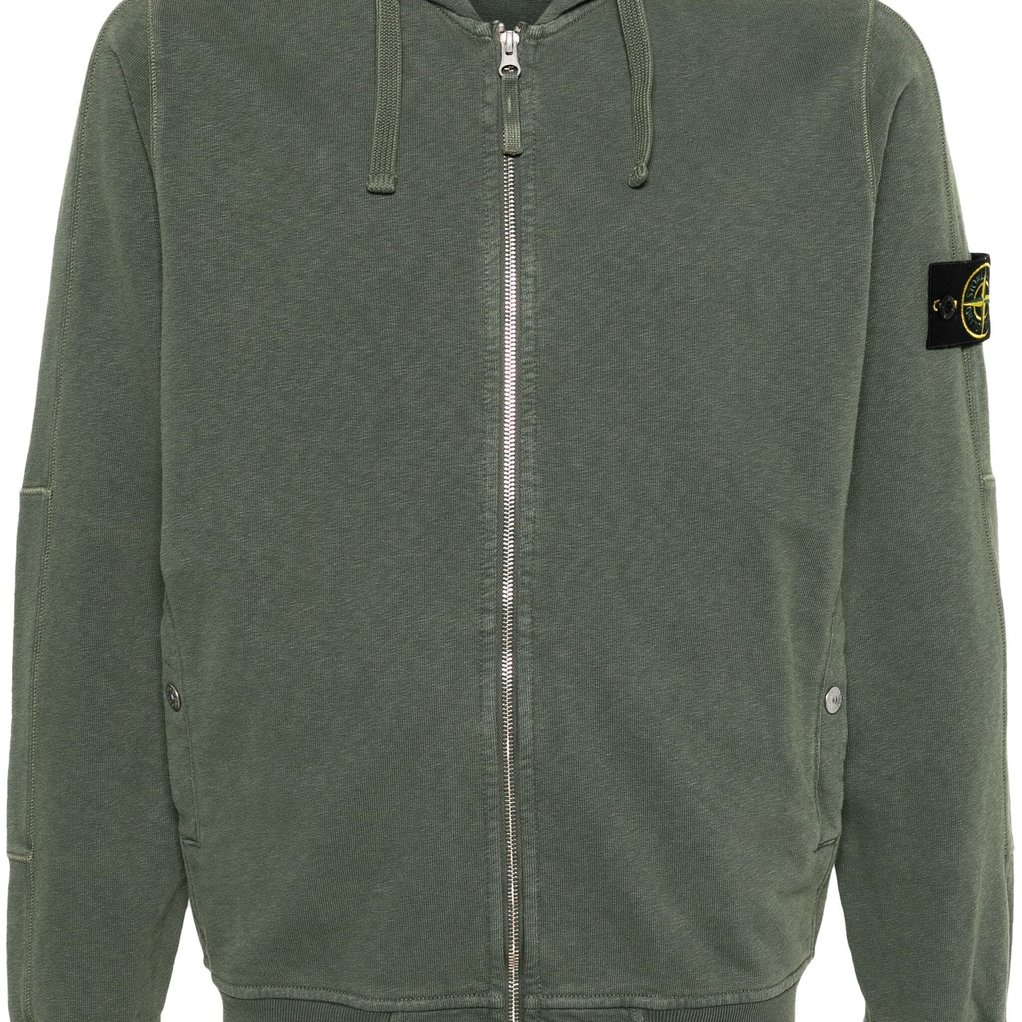 Stone Island Compass Badge Zipped Hoodie | Shop in Lisbon & Online at SHEET-1.com