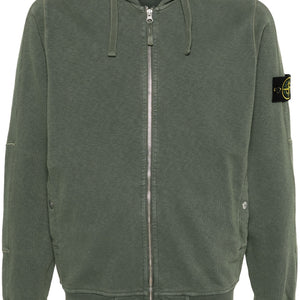 Stone Island Compass Badge Zipped Hoodie | Shop in Lisbon & Online at SHEET-1.com