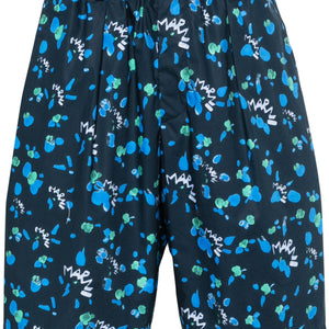 Marni Dripping Abstract Print Deck Shorts | Shop in Lisbon & Online at SHEET-1.com