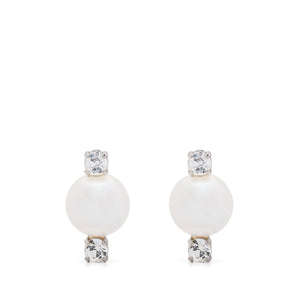 Simone Rocha Mini Pearl & Double Crystal Earring | Shop in Lisbon & Online at SHEET-1.com