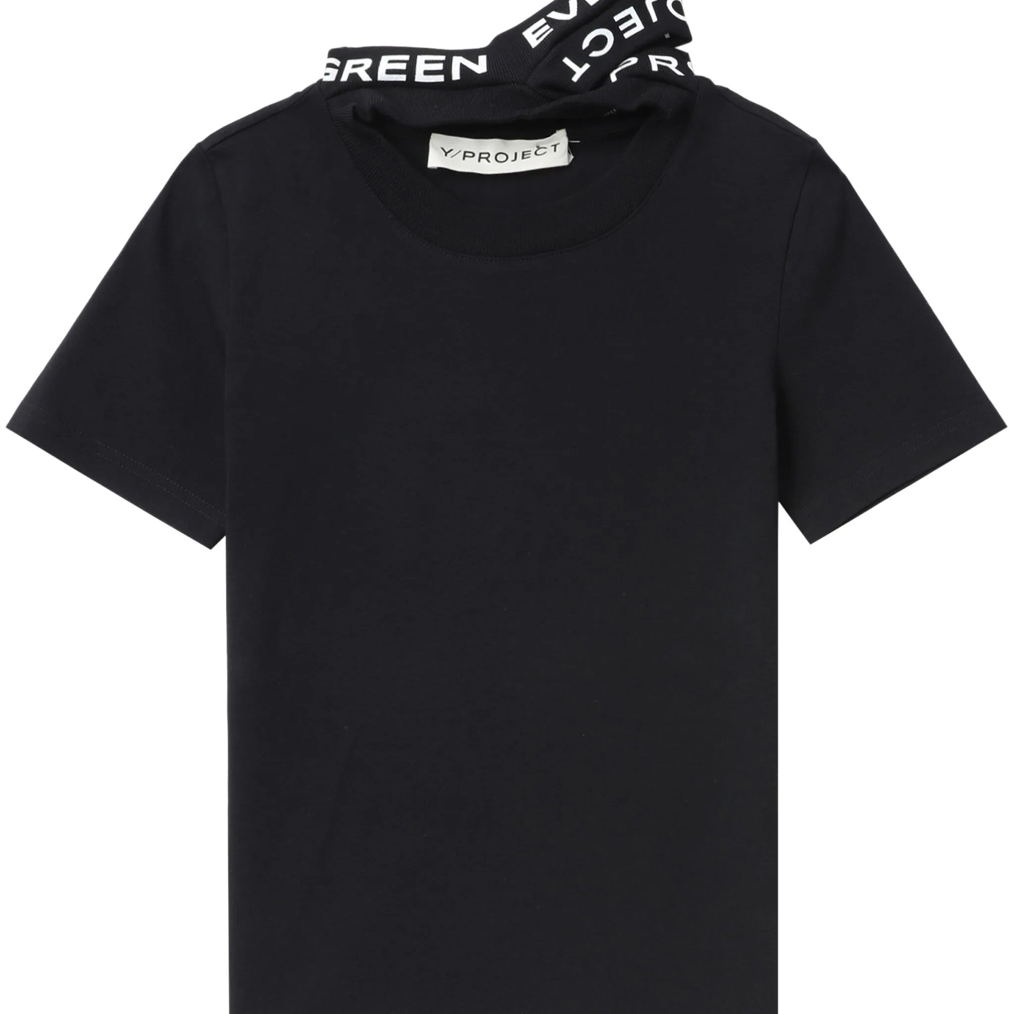 Y/Project Logo Print Triple Collar T-Shirt | Shop in Lisbon & Online at SHEET-1.com