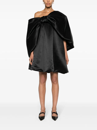 Simone Rocha Off Shoulder Gathered Bow Dress | Shop in Lisbon & Online at SHEET-1.com