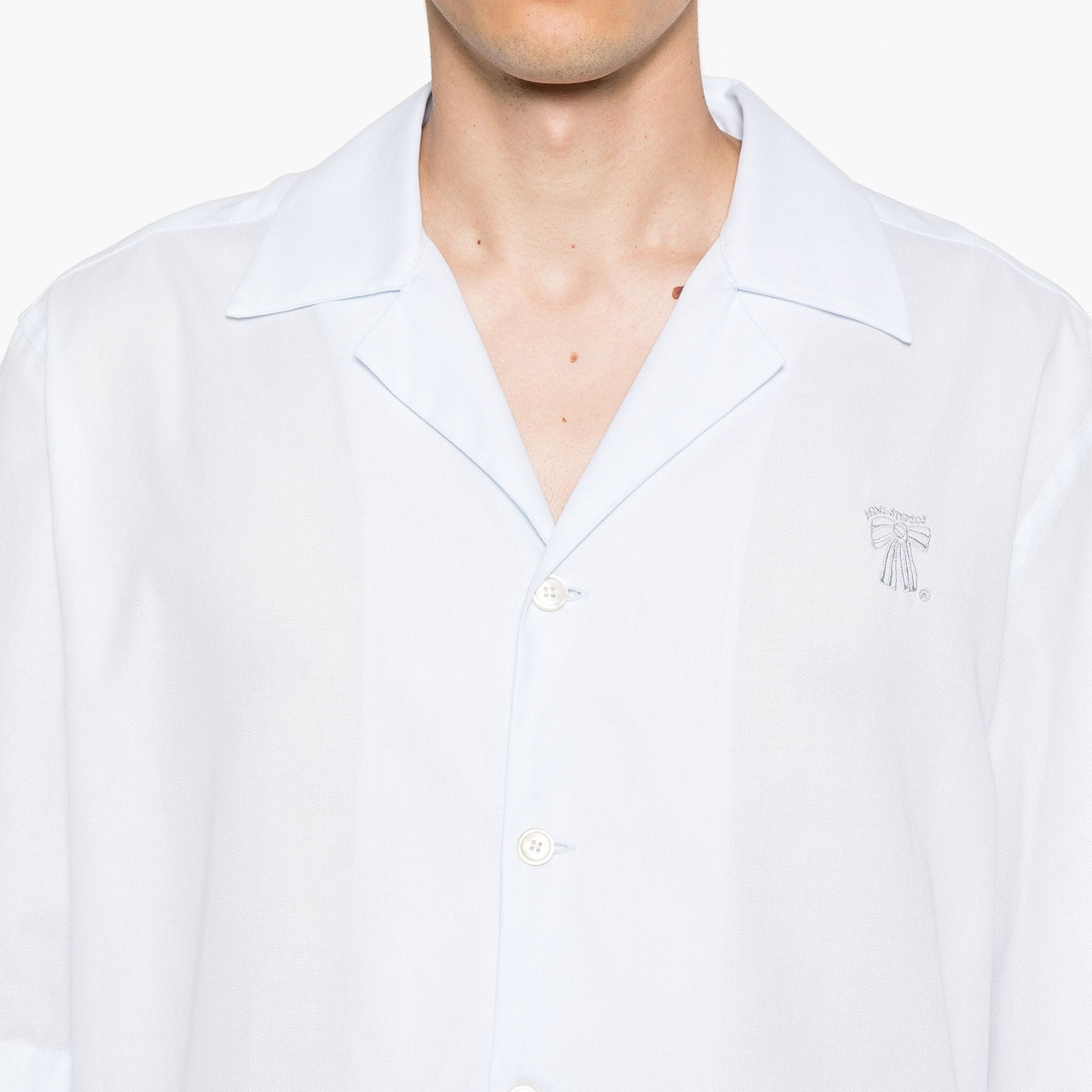 LOGO-EMBROIDERED COTTON SHIRT