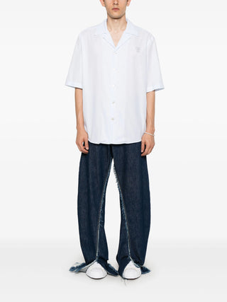 Acne Studios Logo Embroidered Cotton Shirt | Shop in Lisbon & Online at SHEET-1.com