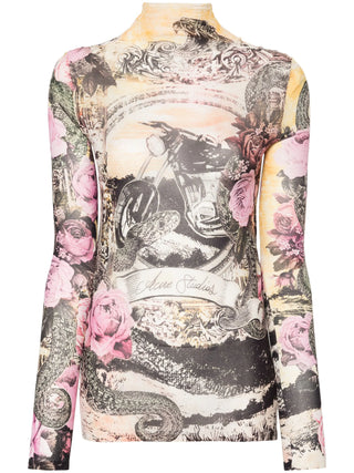 Acne Studios Animation Print Seamless Top | Shop in Lisbon & Online at SHEET-1.com