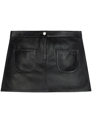 Courreges 2 Pocket Vintage Leather Mini Skirt | Shop in Lisbon & Online at SHEET-1.com