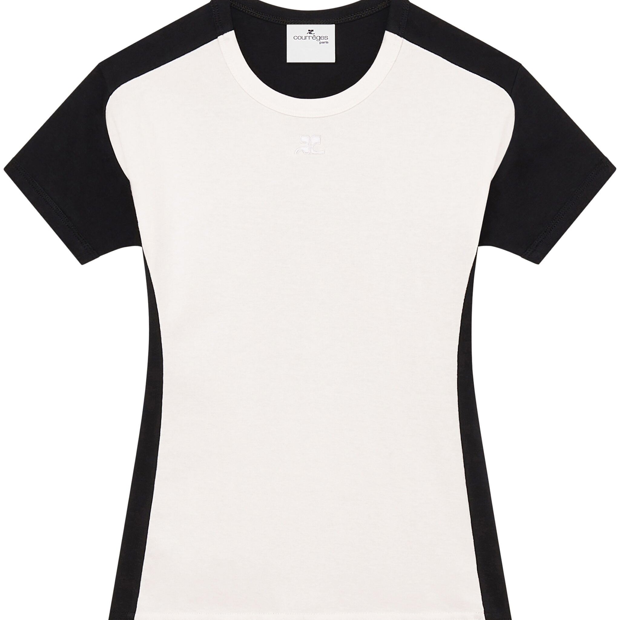 Courrèges Contrast T-Shirt - SHEET-1 - LISBON STORE